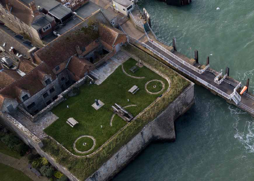 Yarmouth Castle, now a tourist attraction managed by English Heritage
